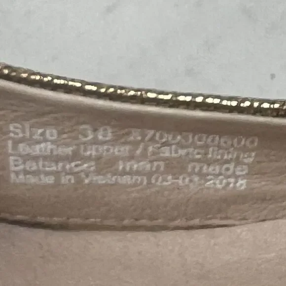 Dansko Gold Flats Elegant Comfort Loafers - Picture 9 of 10